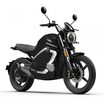 Электромотоцикл WHITE SIBERIA SUPER SOCO TC WANDERER PRO (Черный)