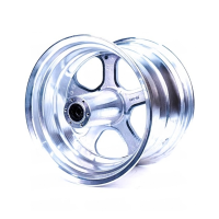 Диск литой, алюминевый передний хром 10 дюймов для электроскутера WHITE SIBERIA PRO 2500W, PRO TRIKE