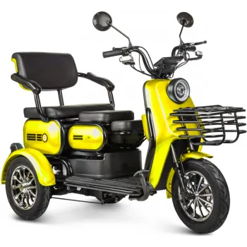 Электротрицикл Rutrike Патрон Желтый